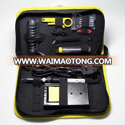 US market 60w 110v Soldering Iron kit with US wall plug, adjustable temperature setting and on/off switch